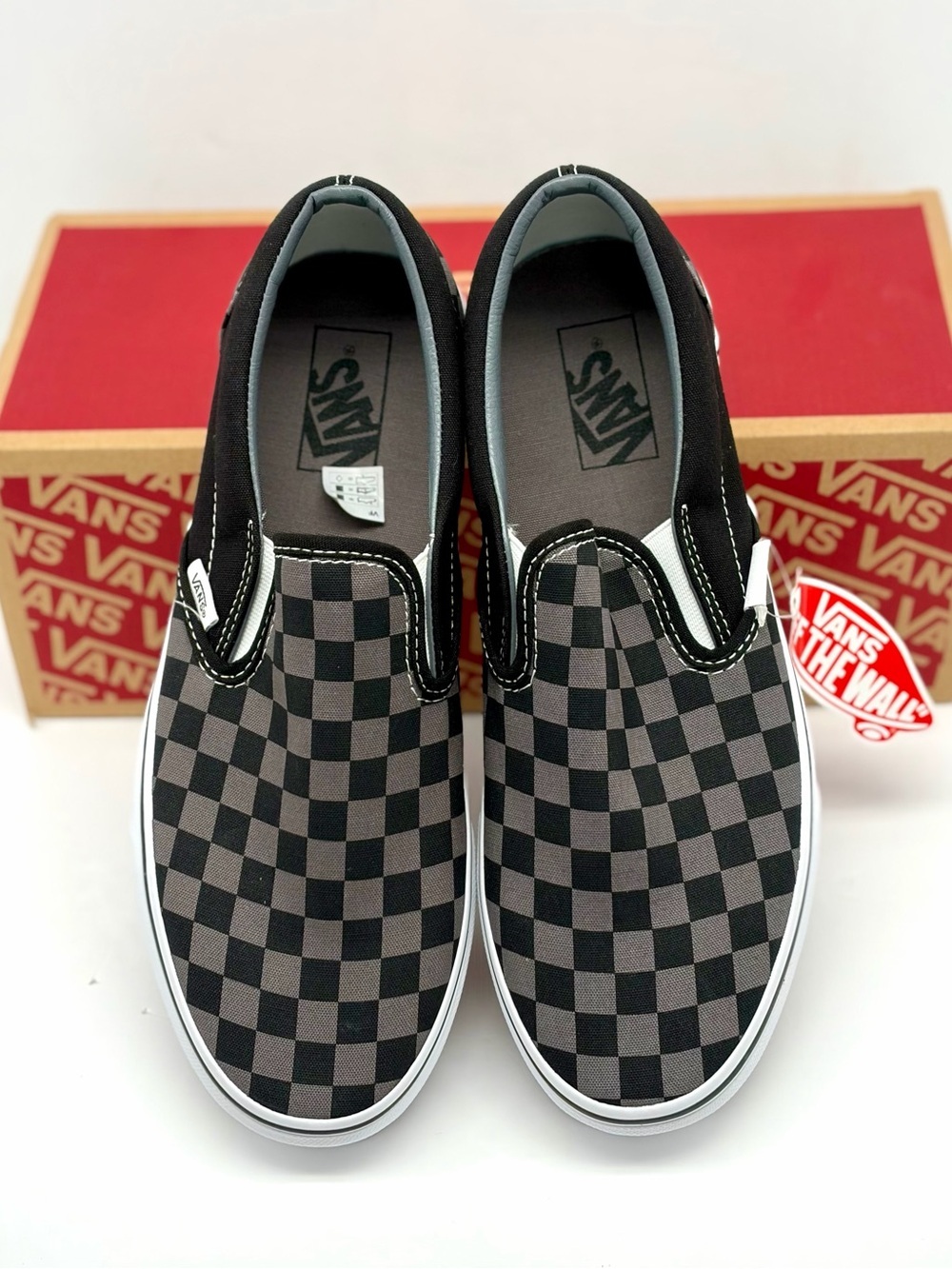 Vans Checkerboard Classic Slip-On sneakers Black & Gray